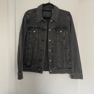 Levi's Faded Black Denim Jacket